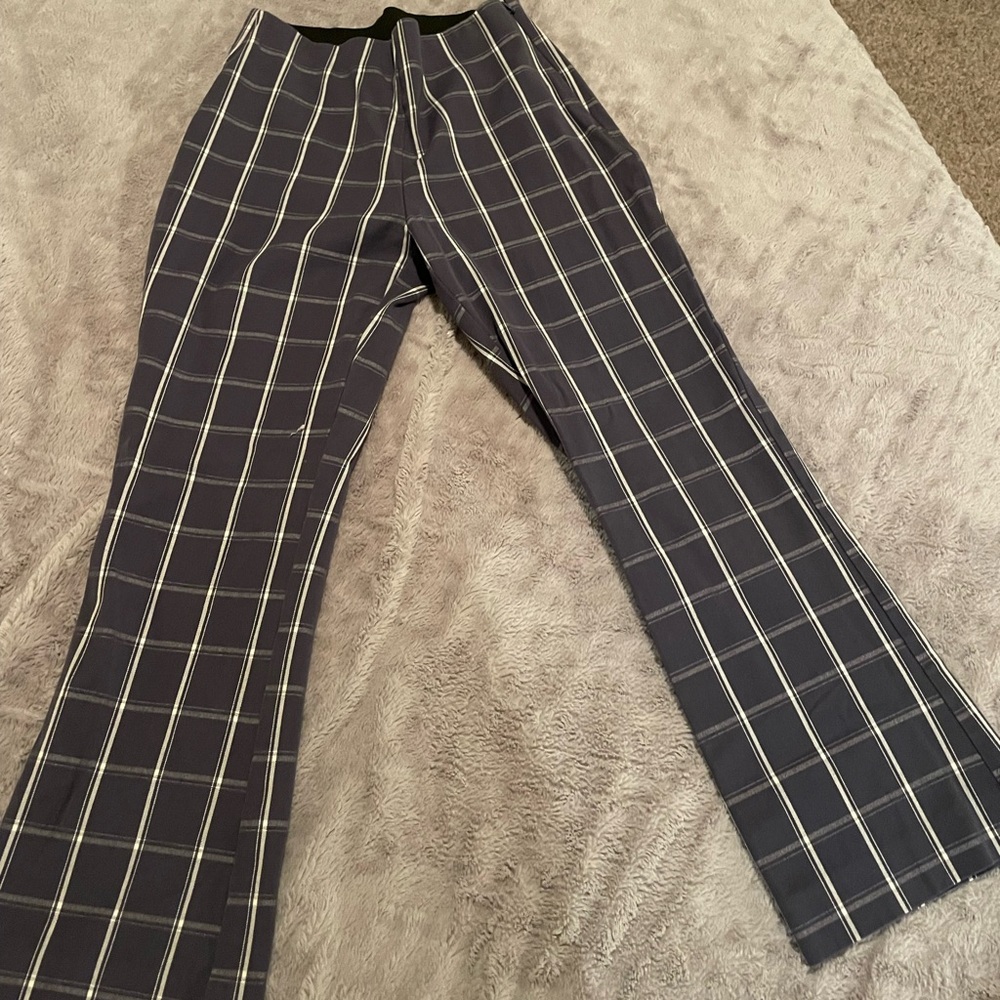 Plaid dress pants
